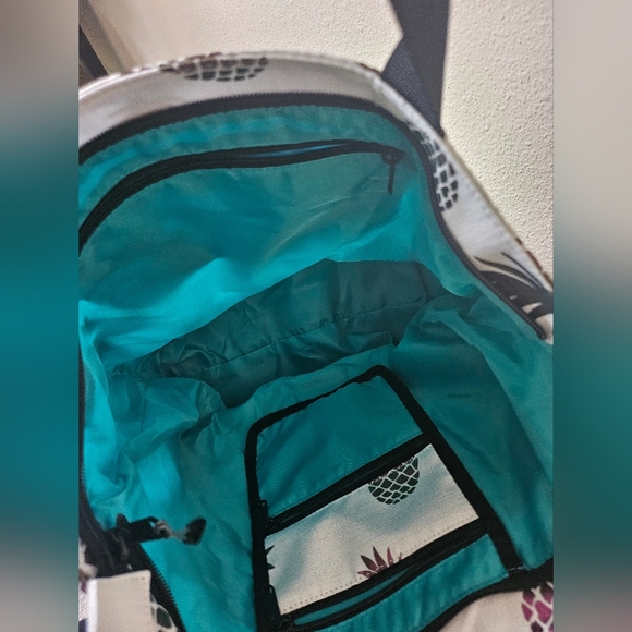 Esvan Jc Women's Tropical Pineapple Print Tote Bag - Picture 8 of 10